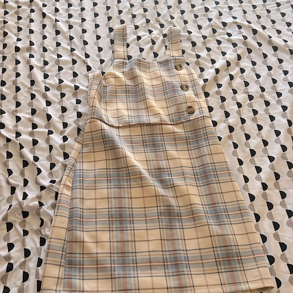 Girls Plaid Summer Dress